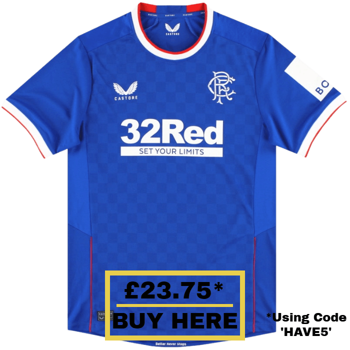 Rangers Home 2022/2023 Football Shirt